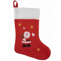 Advents-Geschenke Socke Weihnachten rot-weiss