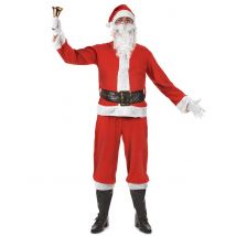Weihnachtsmann-Kostüm Nikolaus Adventskostüm rot-weiss - Thema: Weihnachten und Winter - Größe M / L
