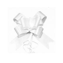 Geschenkband-Schleifen 4 Stück Weihnachten weiss - Thema: Geburtstag und Jubiläum - Weiß