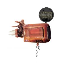 Aluminium Luftballon - Star Wars VII Dekoration Lizenzprodukt schwarz-braun 43 cm - Thema: Geburtstag und Jubiläum - Braun