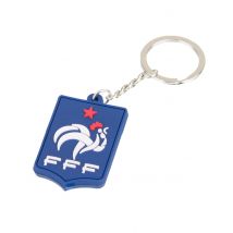 Frankreich Fan FFF Schlüsselanhänger Lizenzartikel Fußball blau-weiß-rot 3 x 4 cm - Thema: Mottoparty - Blau