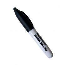 Mini-Luftballon Stift -Filzstift Partydekoration schwarz 9 cm - Thema: Fasching und Karneval - Schwarz