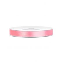 Satinband in Rosa 0,6 cm x 25 m - Thema: Fasching und Karneval - Rosa/Pink