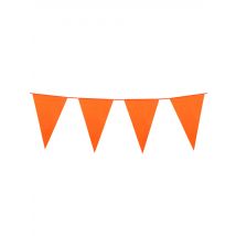 Wimpel-Girlande Party-Deko orange 10m - Thema: Geburtstag und Jubiläum