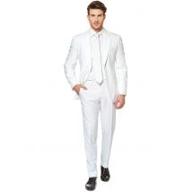 Opposuits Weisser Ritter Herrenanzug weiss - Thema: Fasching und Karneval - Weiß - Größe S/M (48)