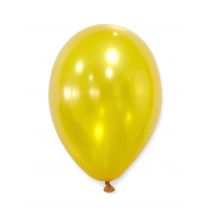 Metallic Luftballons Ballons Party-Deko 50 Stück gold 30cm - Thema: Silvester und Neujahr - Gelb/Blond