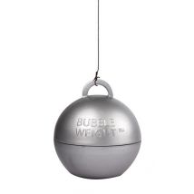 Ballon Gewicht für Helium Luftballons silber - Thema: Geburtstag und Jubiläum - Silber/Grau