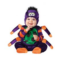 Niedliches Spinnen-Babykostüm lila-grün-orange