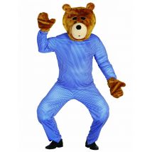 Teddybär-Set für Erwachsene braun - Thema: Fasching und Karneval - Braun