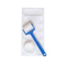 Mal-Accessoires Lefranc + Bourgeois Künstler-Zubehör weiß-blau - Thema: Geburtstag und Jubiläum