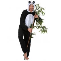 Panda-Herrenkostüm schwarz-weiss - Thema: Fasching und Karneval - Weiß