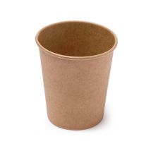 Klassische Pappbecher 20 Stück braun 255 ml - Braun