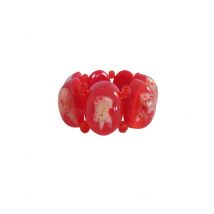 Kreepsville-Armband Blutige Zähne rot-weiss - Thema: Halloween - Weiß