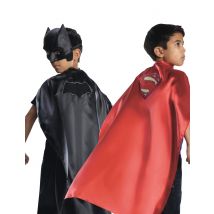 Wendbarer Kinderumhang Batman vs Superman mehrfarbig - Thema: Fasching und Karneval