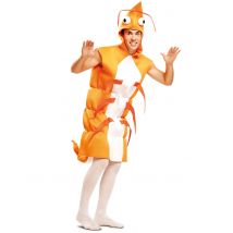 Garnelenkostüm orange-weiss - Thema: Fasching und Karneval - Orange - Größe M / L