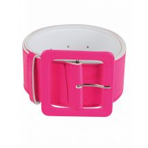 Gürtel für Erwachsene neonpink - Thema: Fasching und Karneval - Leuchtend/Neon