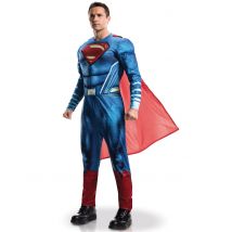 Justice League Superman Herrenkostüm Lizenzware blau-rot - Thema: Fasching und Karneval - Blau - Größe XL