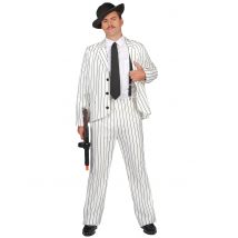 Mafia-Anzug Gangster-Herrenkostüm weiss - Thema: Fasching und Karneval - Weiß - Größe XL