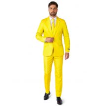 Mr. Solid Suitmeister Herrenanzug gelb - Thema: Fasching und Karneval - Gelb/Blond - Größe XXL (62)