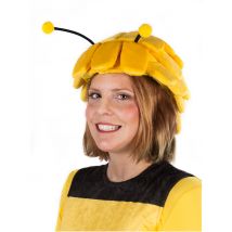 Biene Maja-Kopfbedeckung für Damen Accessoire gelb-schwarz - Thema: Fasching und Karneval - Gelb/Blond
