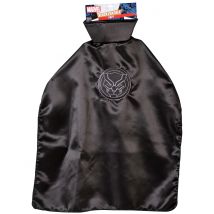 Black Panther Umhang für Kinder schwarz - Thema: Fasching und Karneval - Schwarz