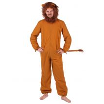 Löwen-Kostüm für Herren Faschingskostüm braun - Thema: Fasching und Karneval - Braun - Größe 42