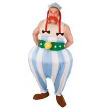 Obelix-Lizenzkostüm Gallier-Kostüm bunt - Thema: Fasching und Karneval - Bunt - Größe L