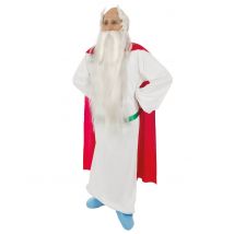 Miraculix-Lizenzkostüm Druiden-Kostüm weiss-rot - Thema: Fasching und Karneval - Weiß - Größe XL