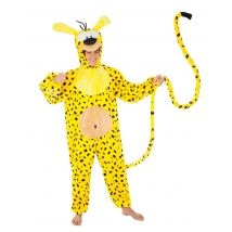 Marsupilami-Kostüm für Erwachsene schwarz-gelb - Thema: Fasching und Karneval - Gelb/Blond - Größe M/L (180 cm)
