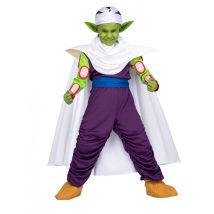Piccolo-Kostüm für Kinder Dragon Ball Geschenkkoffer lila-weiss-grün - Thema: Fasching und Karneval - Bunt - Größe 164/170 (13-14 Jahre)