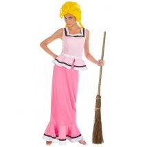 Gutemine-Damenkostüm Asterix und Obelix Faschingskostüm rosa-weiss - Thema: Fasching und Karneval - Rosa/Pink - Größe L