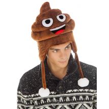 Emoji-Mütze Kackhaufen Accessoire braun - Thema: Fasching und Karneval - Braun