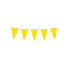 Mini-Wimpelgirlande gelb 3 m - Thema: Geburtstag und Jubiläum - Gelb/Blond
