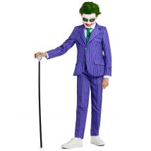 Mr. Joker-Kostüm für Kinder Suitmeister violett-grün - Thema: Fasching und Karneval - Violett/Lila - Größe 158/164 (14-16 Jahre)
