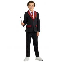 Mr. Gryffindor-Kostüm für Jungen Suitmeister schwarz-rot-gelb - Thema: Fasching und Karneval - Schwarz - Größe 122/128 (8-10 Jahre)