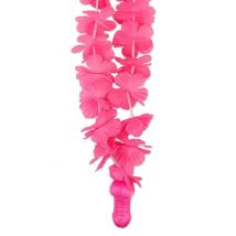 längliche Form-Hawaiikette frivoles Accessoire pink - Thema: Sommerparty - Rosa/Pink