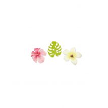 Konfetti Tischkonfetti Blüten Blumen Tropen 9 Stück bunt 3,8 cm - Thema: Mottoparty - Bunt