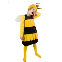 Willi-Kinderkostüm aus Biene Maja gelb-schwarz - Thema: Fasching und Karneval - Gelb/Blond - Größe 98/104 (3-4 Jahre)