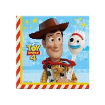 Toy Story 4-Servietten 20 Stück bunt 33 x 33 cm - Thema: Fasching und Karneval - Bunt