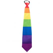 Regenbogen-Krawatte Accessoire CSD bunt - Thema: CSD - Bunt