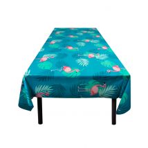 Abwischbare Tischdecke Flamingo-Tischdecke Partydeko grün-pink 130 x 180 cm - Blau