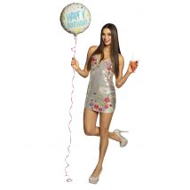 Geburtstag-Ballon Happy Birthday Geburtstag-Deko 45 cm bunt