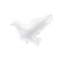 Tauben-Ballon Hochzeit-Ballon weiß 77 x 66 cm - Weiß