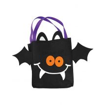 Fledermaus-Tasche Beutel für Süsses-oder-Saures-Touren schwarz - Thema: Halloween - Schwarz