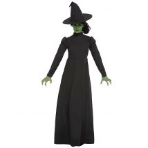 Einfaches Hexenkostüm für Damen Halloween-Kostüm schwarz - Thema: Fasching und Karneval - Schwarz - Größe M