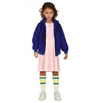Junge Telepathin Mädchenkostüm Serien-Kostüm rosa-blau - Thema: Fasching und Karneval - Bunt - Größe 140/152 (10-12 Jahre)