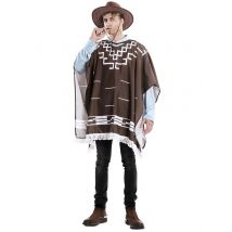Wild West-Kostüm für Herren Faschingskostüm braun - Thema: Fasching und Karneval - Braun - Größe M / L