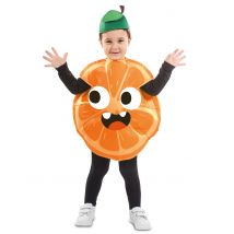 Kleine Orange Kinderkostüm für Karneval bunt - Thema: Fasching und Karneval - Orange - Größe 98/116 (3-6 Jahre)