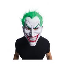 Joker-Maske mit Perücke Hallowen weiss-grün - Thema: Halloween - Weiß
