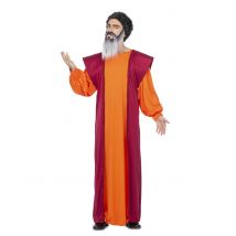 Guru-Kostüm für Herren Faschingskostüm orange-rot
